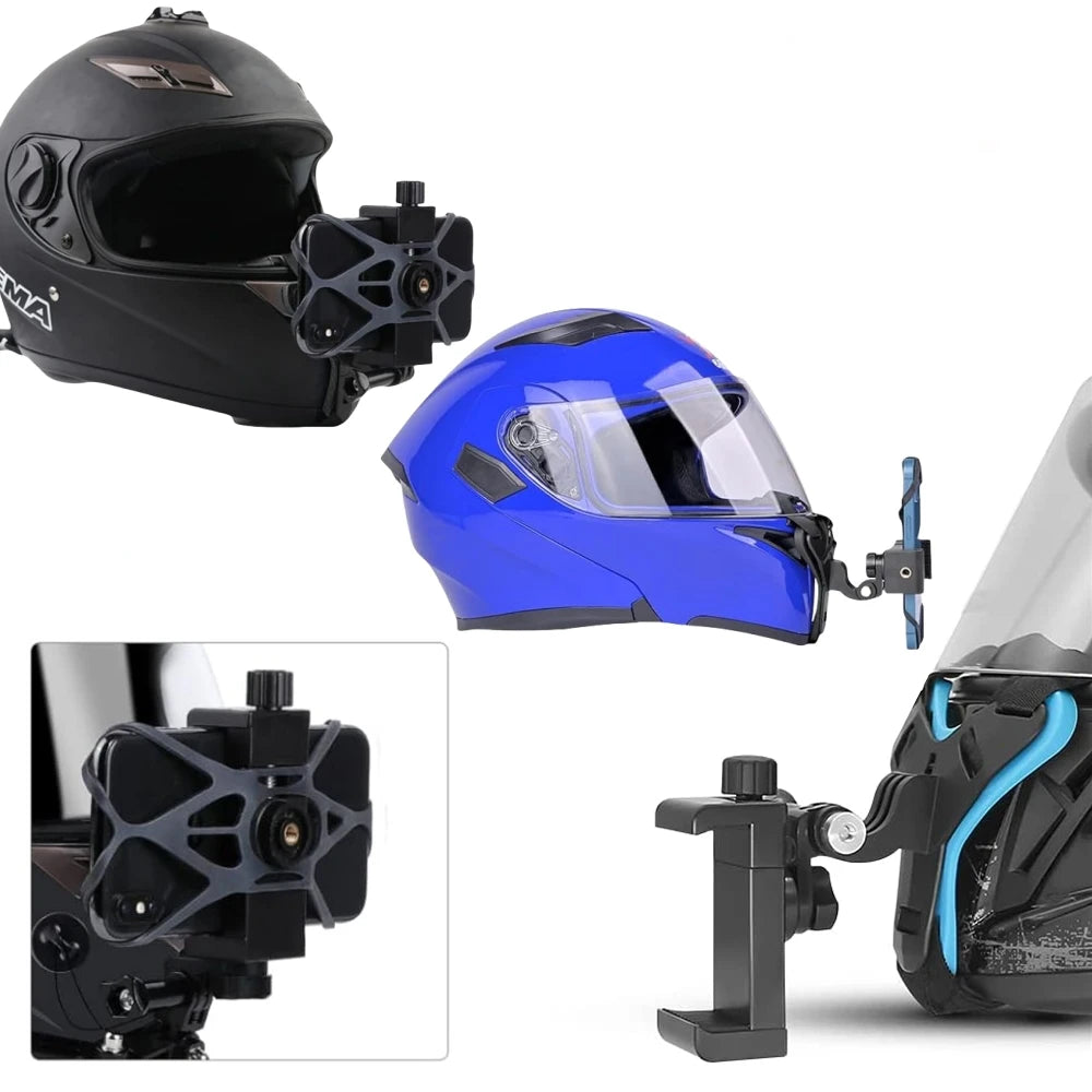 Motorcycle Helmet Phone Stand Mount
